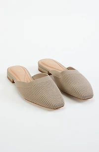 millie ribbed mules