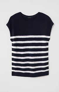 wearever textured cap-sleeve sweater