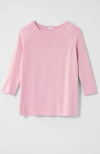 linen-blend pullover sweater