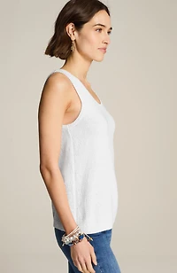 textured sweater tank