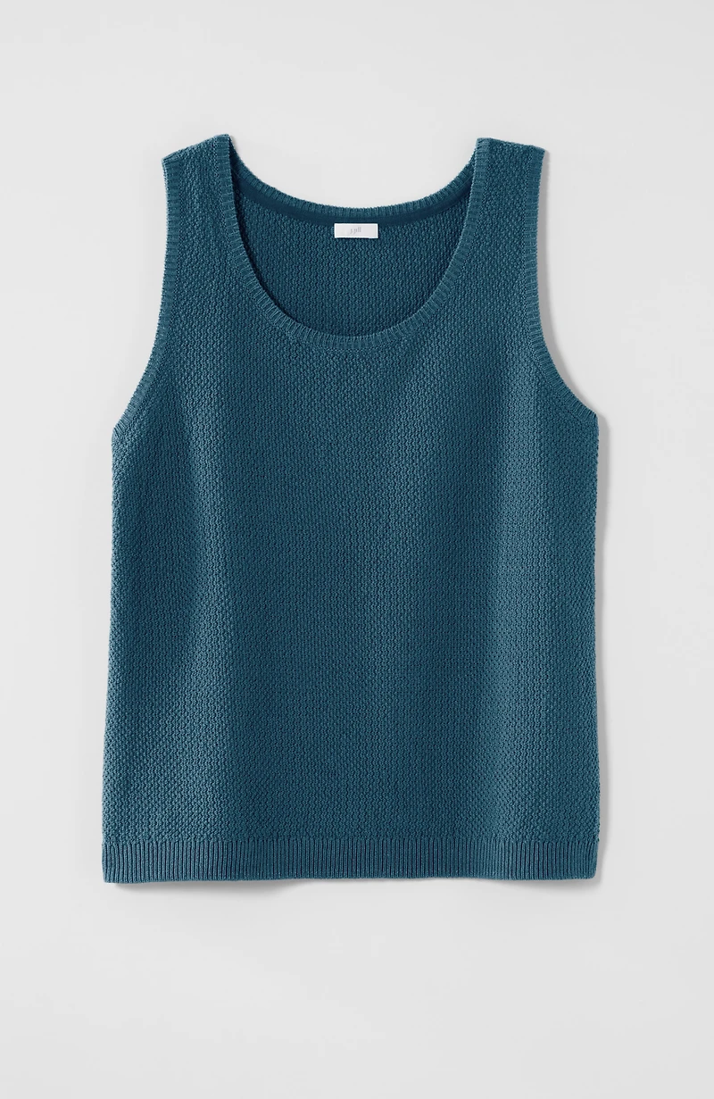 textured sweater tank