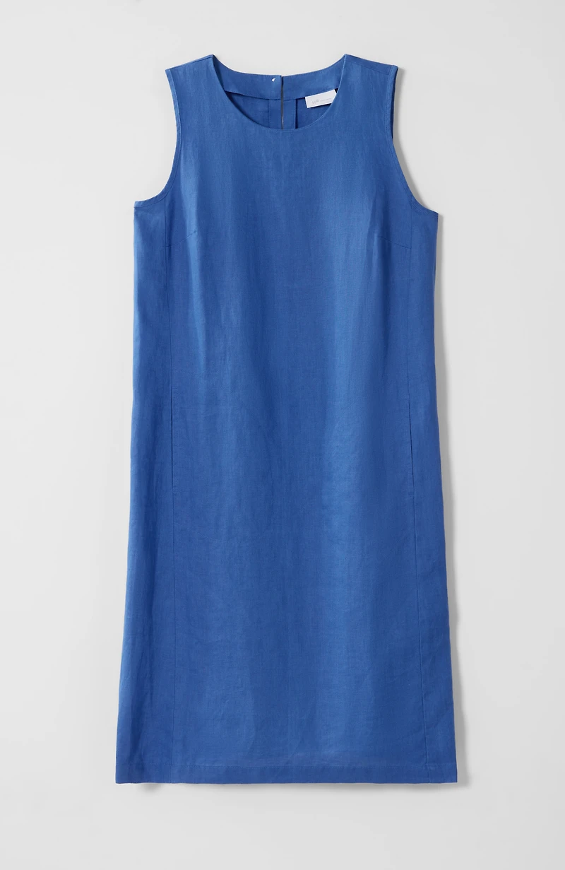 linen a-line dress