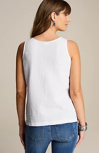 cotton-gauze tank