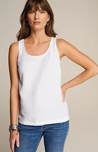 cotton-gauze tank