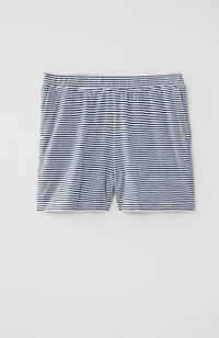 fit striped pull-on shorts