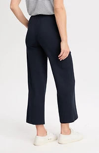 fit french terry cargo cropped pants