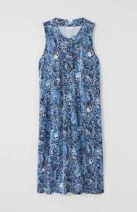 sleeveless henley dress
