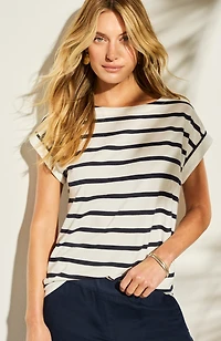 easy boat-neck tee