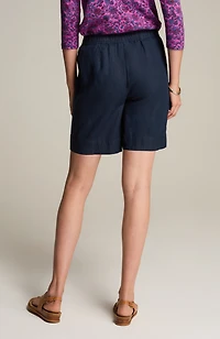 linen pull-on shorts