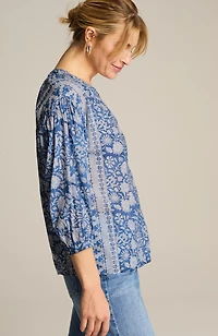 pure jill block-printed popover
