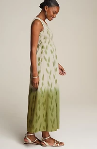 pure jill dip-dyed ikat dress
