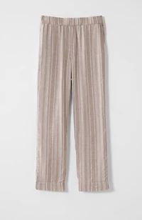 pure jill textured-stripes cropped pants