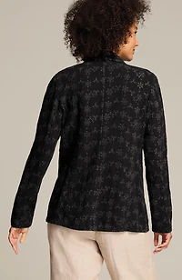 easy eyelet blazer