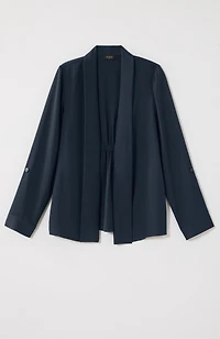 wearever easy-care drape-front jacket