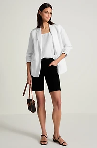 wearever smooth-fit knit jean city shorts