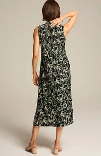 wearever v-neck midi dress