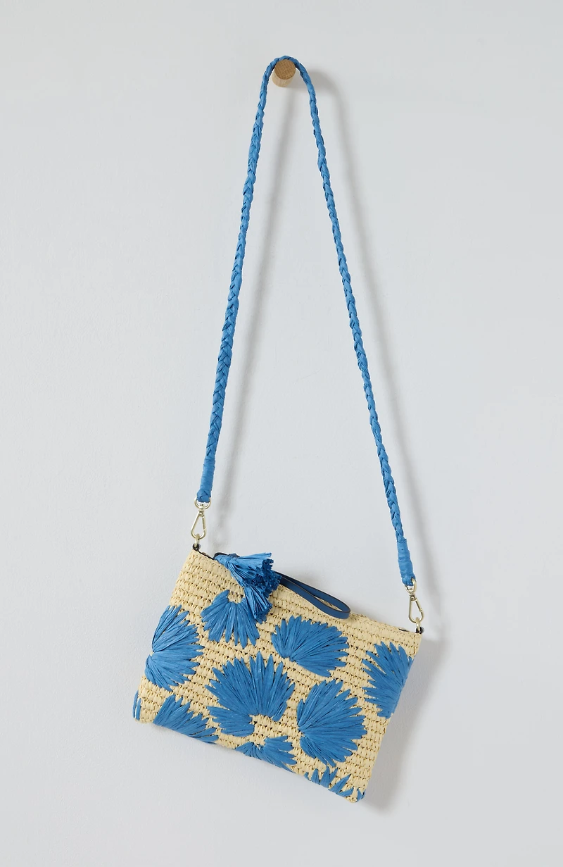 convertible embroidered wristlet
