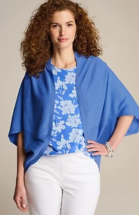 airy stitched shrug