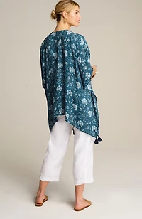 artisanal embroidered ruana