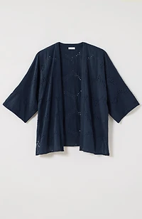 breezy eyelet jacket