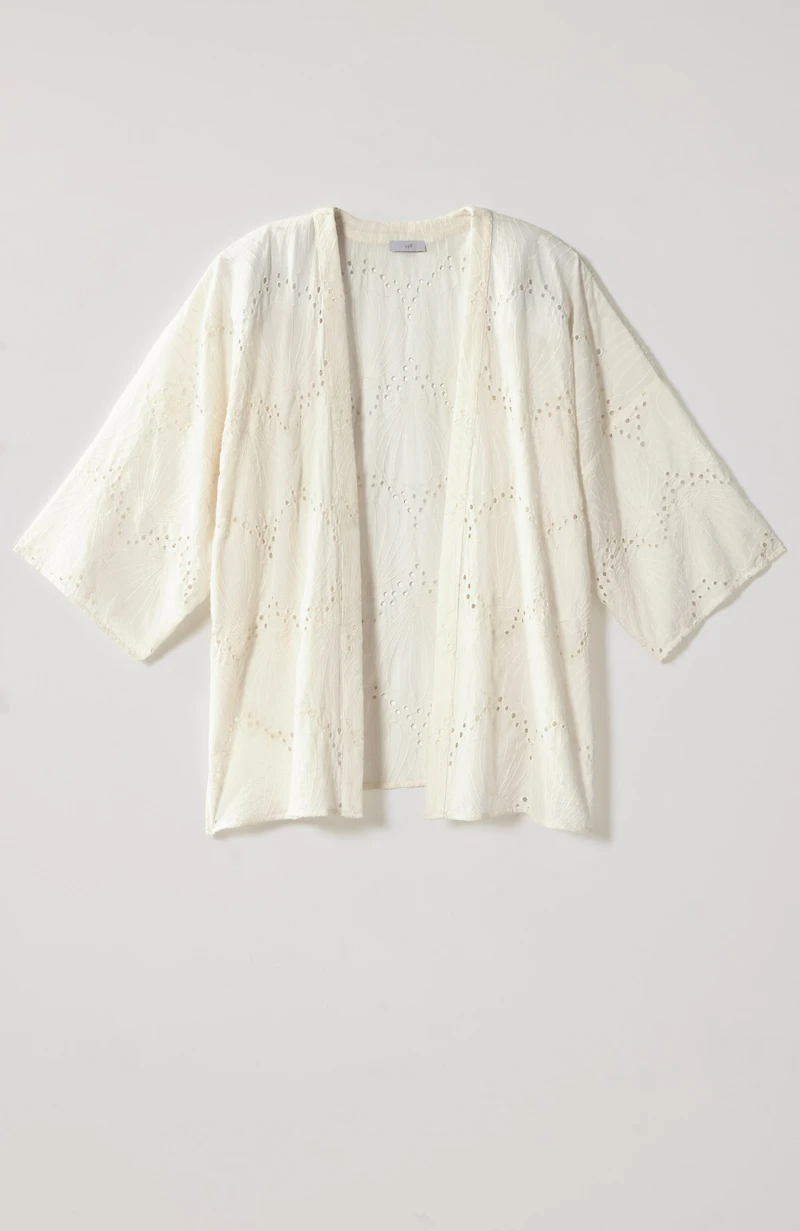 breezy eyelet jacket