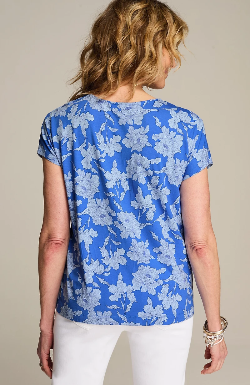 wearever easy cap-sleeve tee