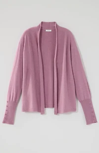 pure jill buttoned-cuff cardi