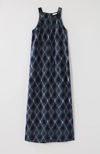 pure jill ikat a-line maxi dress