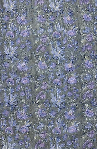cotton block-printed scarf