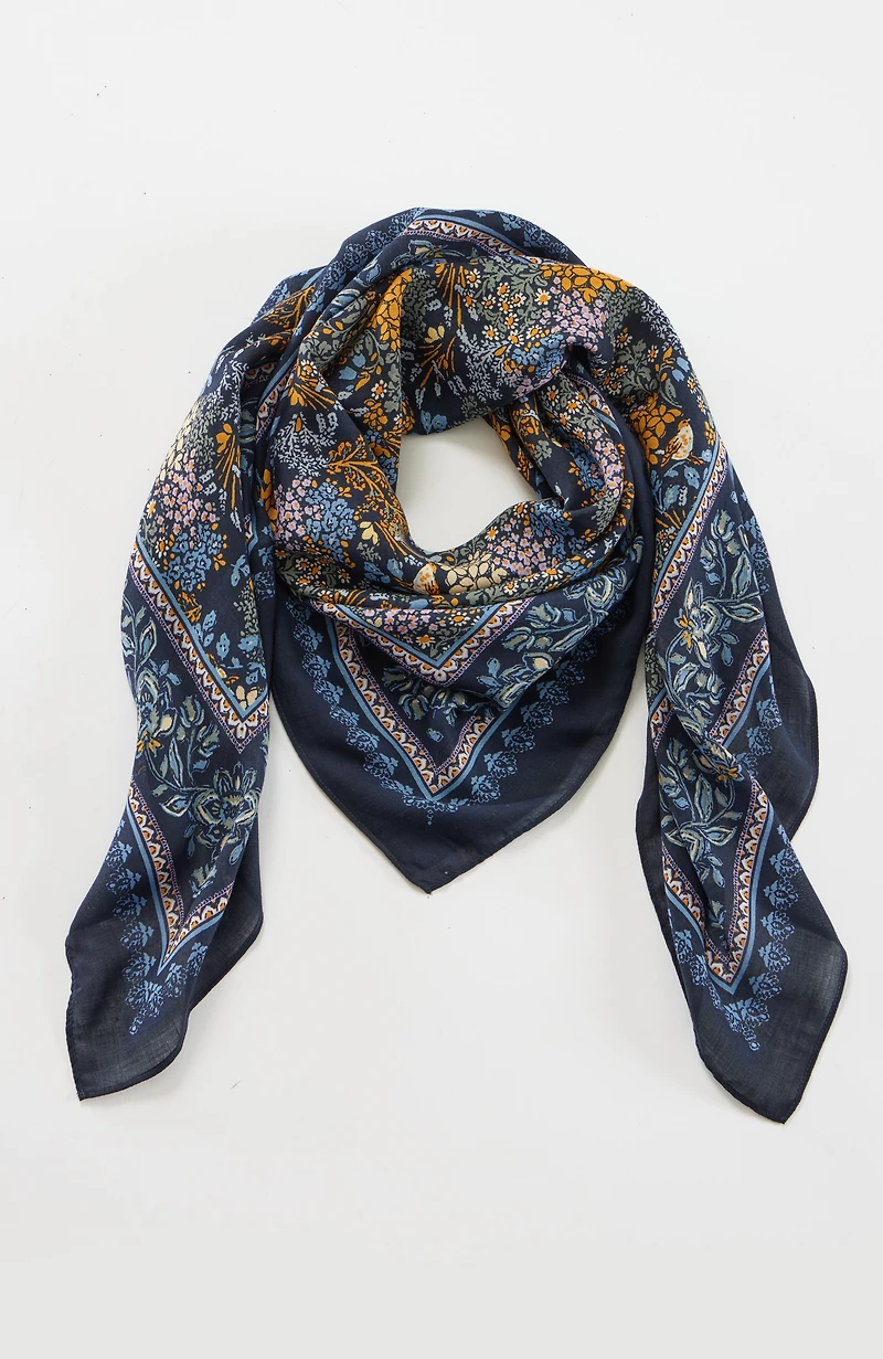 autumn square scarf