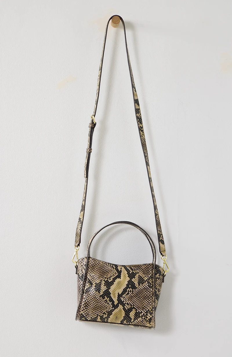 convertible leather mini bag