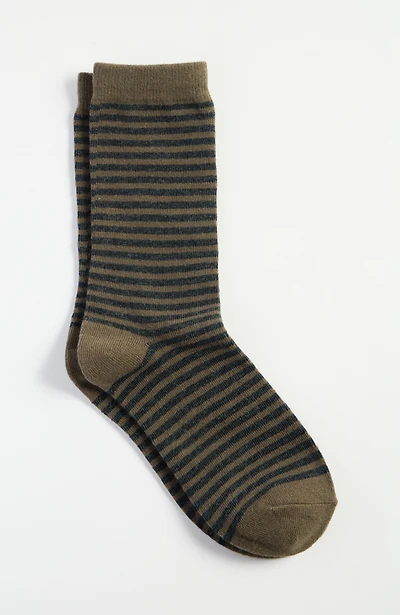 classic stripe crew socks