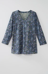 pure jill organically grown cotton slub tee