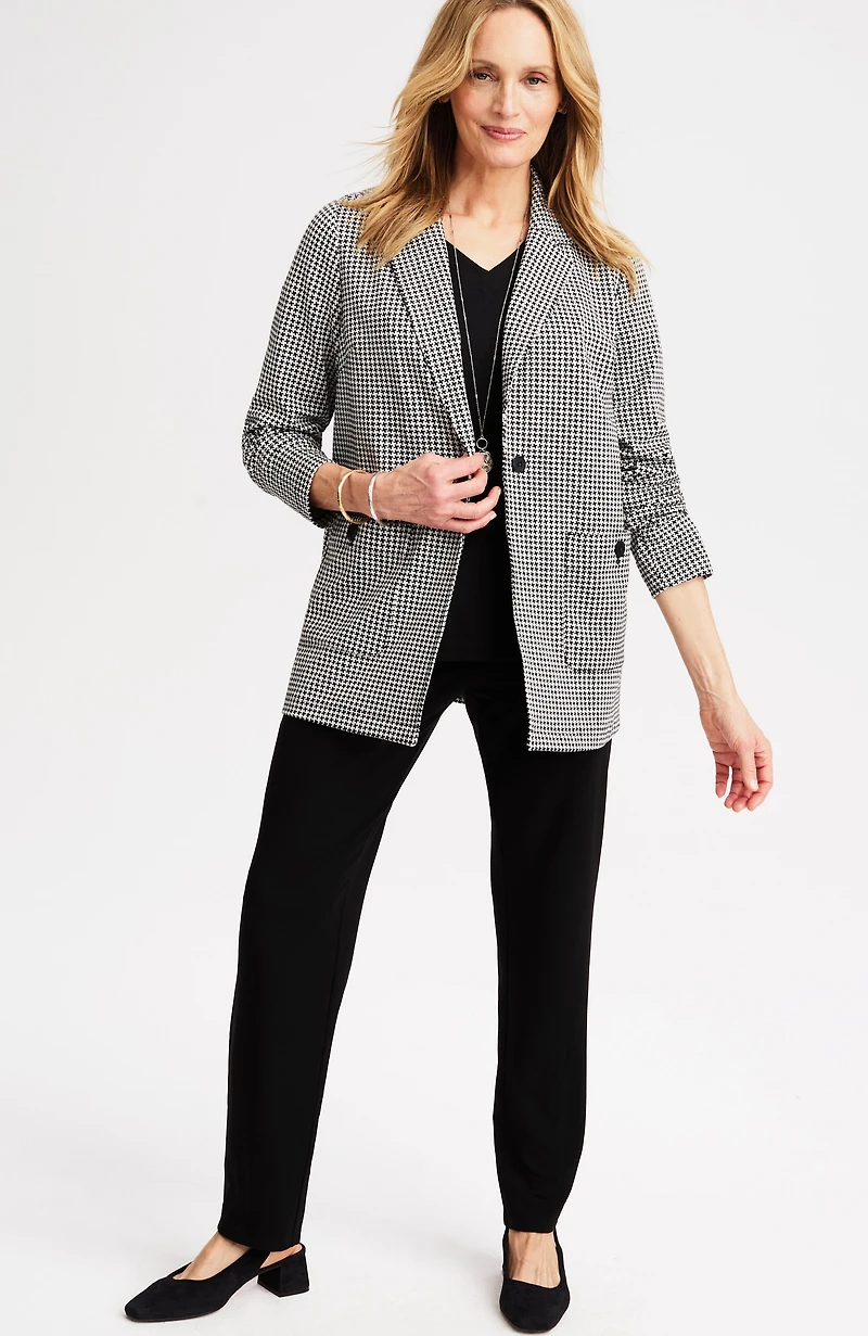 wearever jacquard blazer jacket