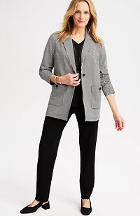 wearever jacquard blazer jacket