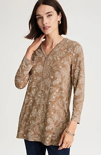 wearever notch-neck tunic