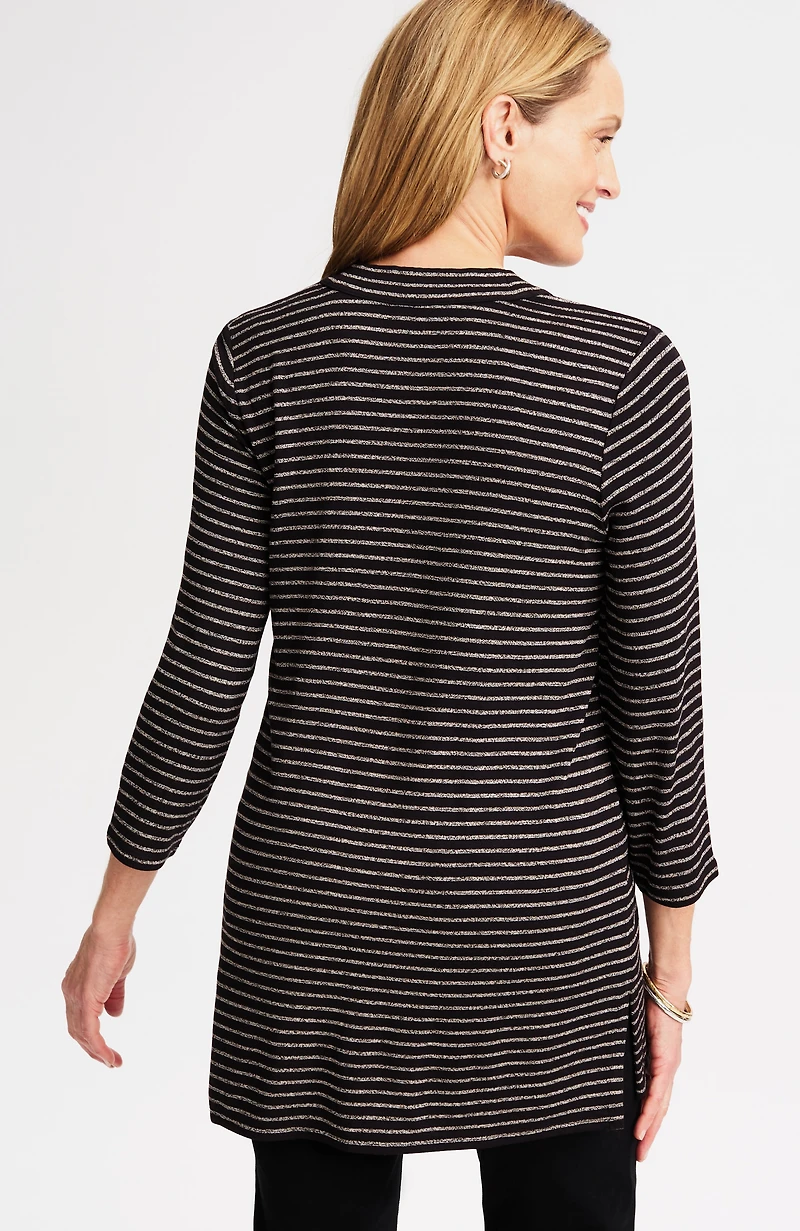 wearever marled-stripes tunic