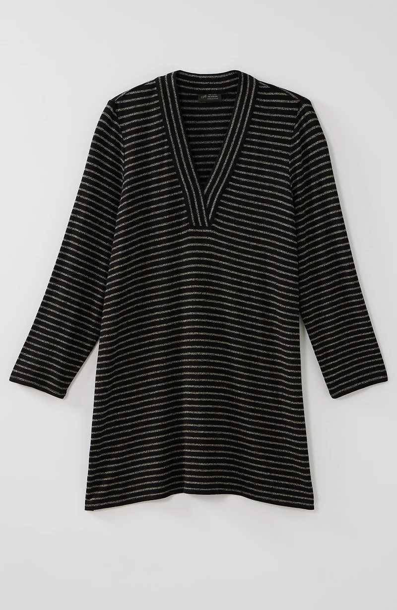 wearever marled-stripes tunic