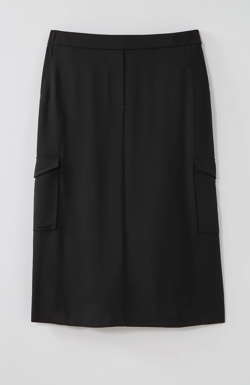 wearever easy-care cargo pull-on skirt