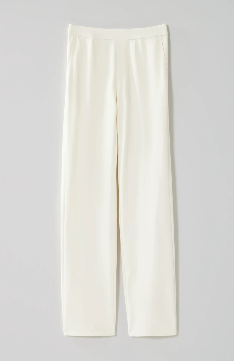 wearever double-face jersey-knit trousers
