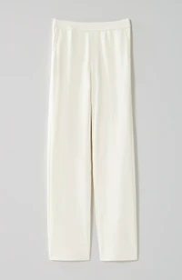 wearever double-face jersey-knit trousers