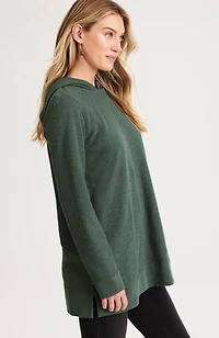 pure jill textured hoodie