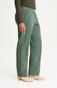 pure jill garment-dyed patch-pocket pants