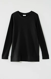 fit waffle-textured tunic