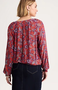 smocked blouse