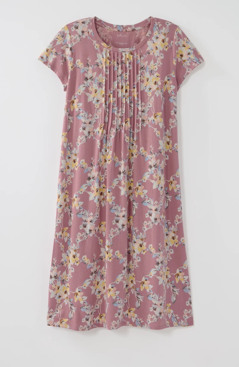 sleep ultrasoft pintucked gown