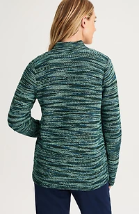 pure jill space-dyed textured cardi