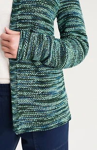 pure jill space-dyed textured cardi