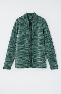 pure jill space-dyed textured cardi