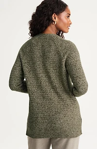 pure jill slub marled sweater